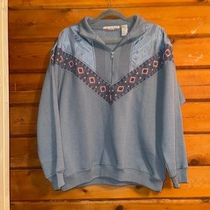 vintage china wear pullover
